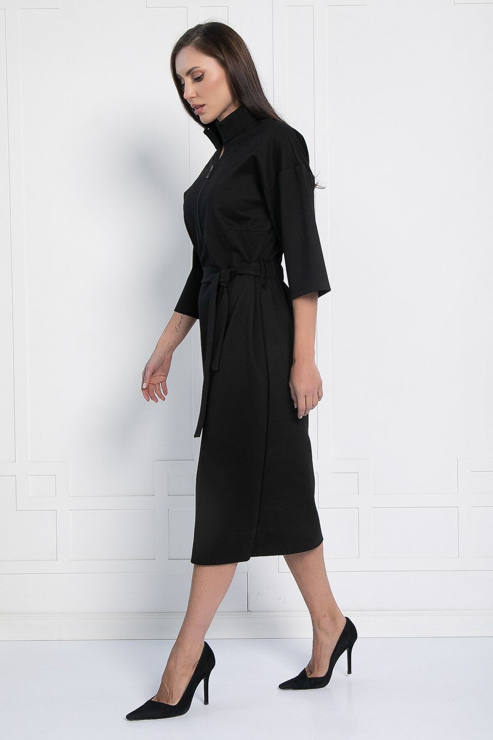 Платье Виана НЬЮ (черное) П12699-2 LT Collection