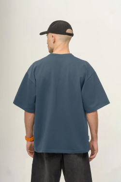 Футболка KUL'TURA OverSize "Basic" Синий