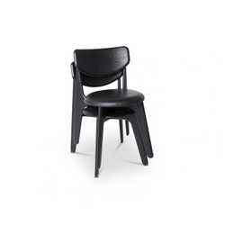 Стул Slab Black Upholstered