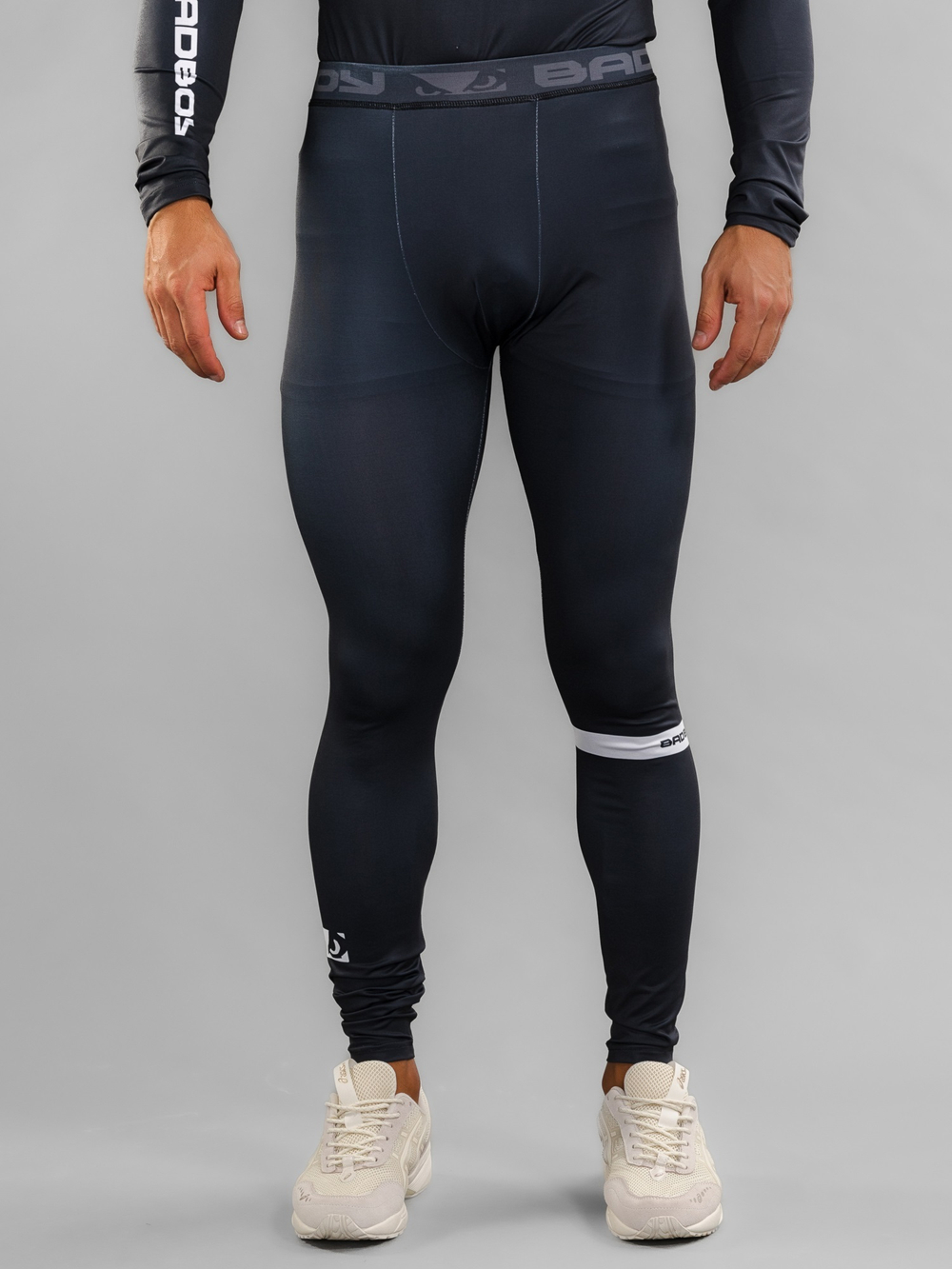 Компрессионные штаны Bad Boy Oss Spats черные/белые