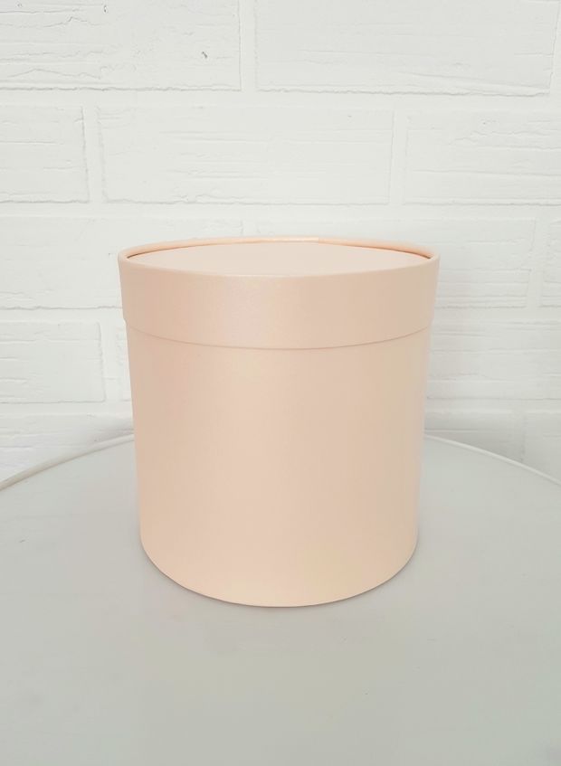 Коробка для цветов (цвет персик)