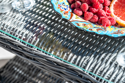 "Толедо" лаунж-зона из искусственного ротанга, цвет графит