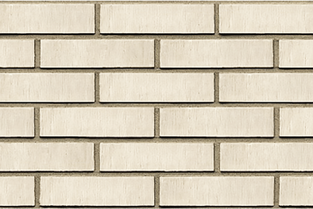 Кирпич лицевой Белый, Бархат, 1NF