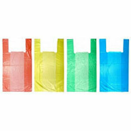 Пакеты-майки 16+9x28см 7мкм цветная 4 цвета (100/15000шт)