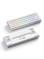AKKO MonsGeek FUN60 Pro HE White Shine-through White
