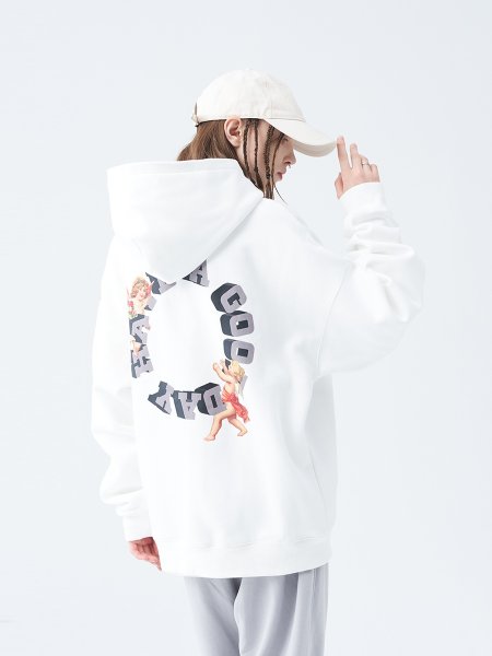 Худи HARSHandCRUEL "Have A Good Day Angels Back Logo" Oversized Hoodie