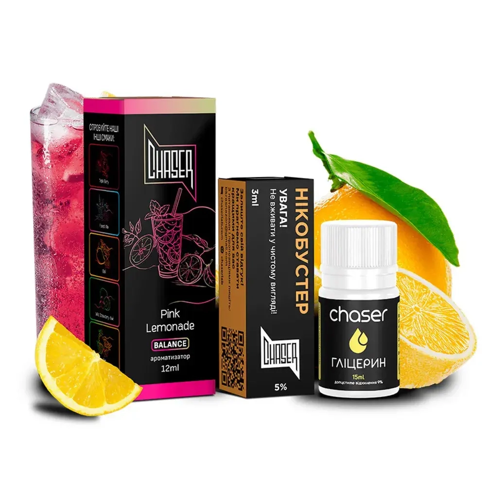 Chaser BLACK - Pink Lemonade (30ml, 5% nic)