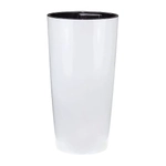 Кашпо круглое ПИЛАР D390 H750 ммл с вкладышем Белый