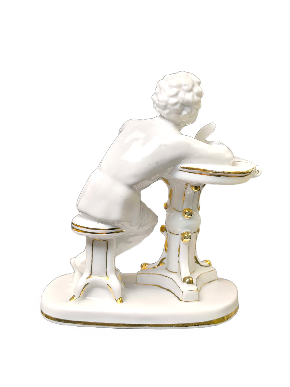 Фарфоровая статуэтка "Юный Пушкин", ЛФЗ, 1960 - 1970 гг.