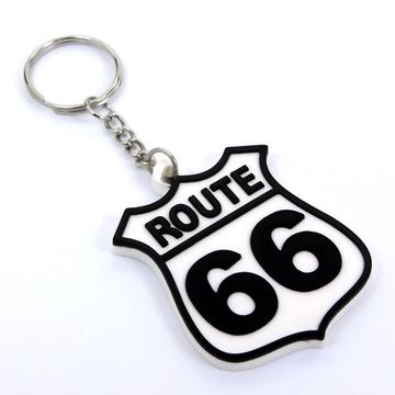 Брелок Route 66 белый