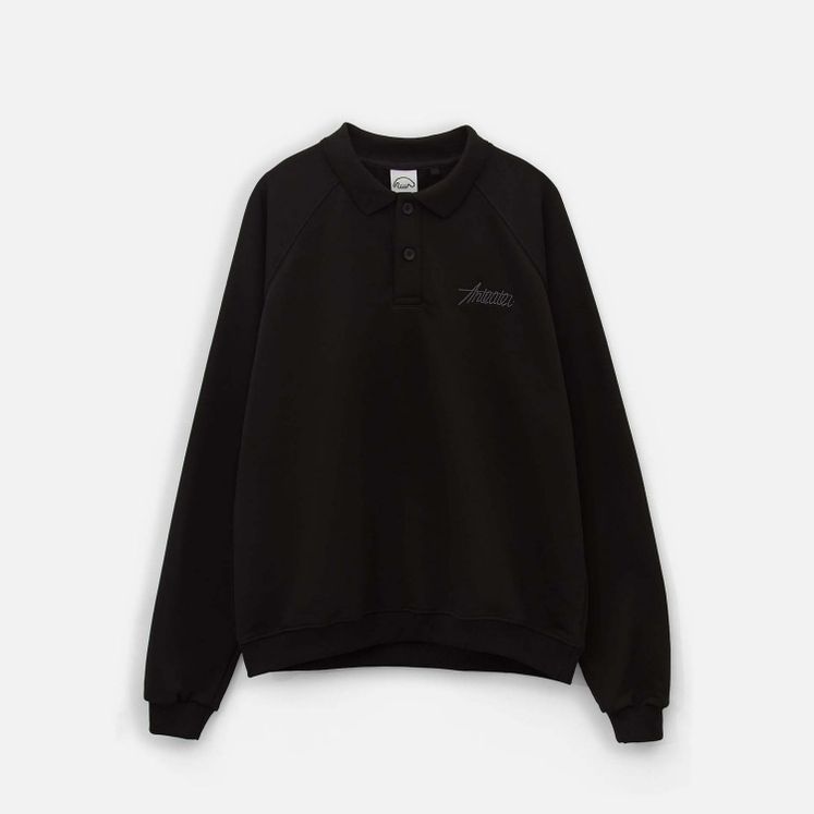 Свитшот ANTEATER Crewneck Polo, черный