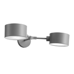 SLE183701-02 Светильник настенный Серый/Серый E14 2*60W GIMENTO