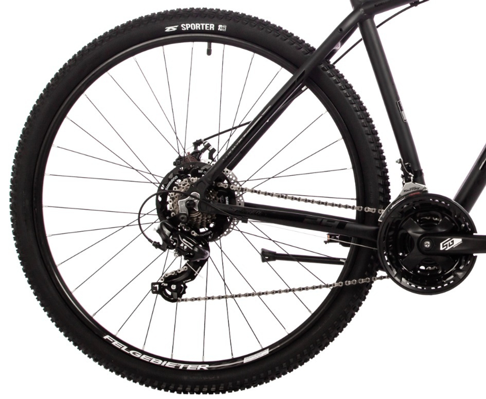 Велосипед STINGER 29" ELEMENT EVO черный, алюминий, размер 18"