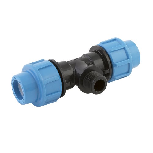 Тройник комбинированный ДЖИЛЕКС 1/2" 20 мм с внутренней резьбой