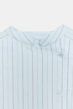 ZARA РУБАШКА В ПОЛОСКУ — ZW COLLECTION, СИНИЙ