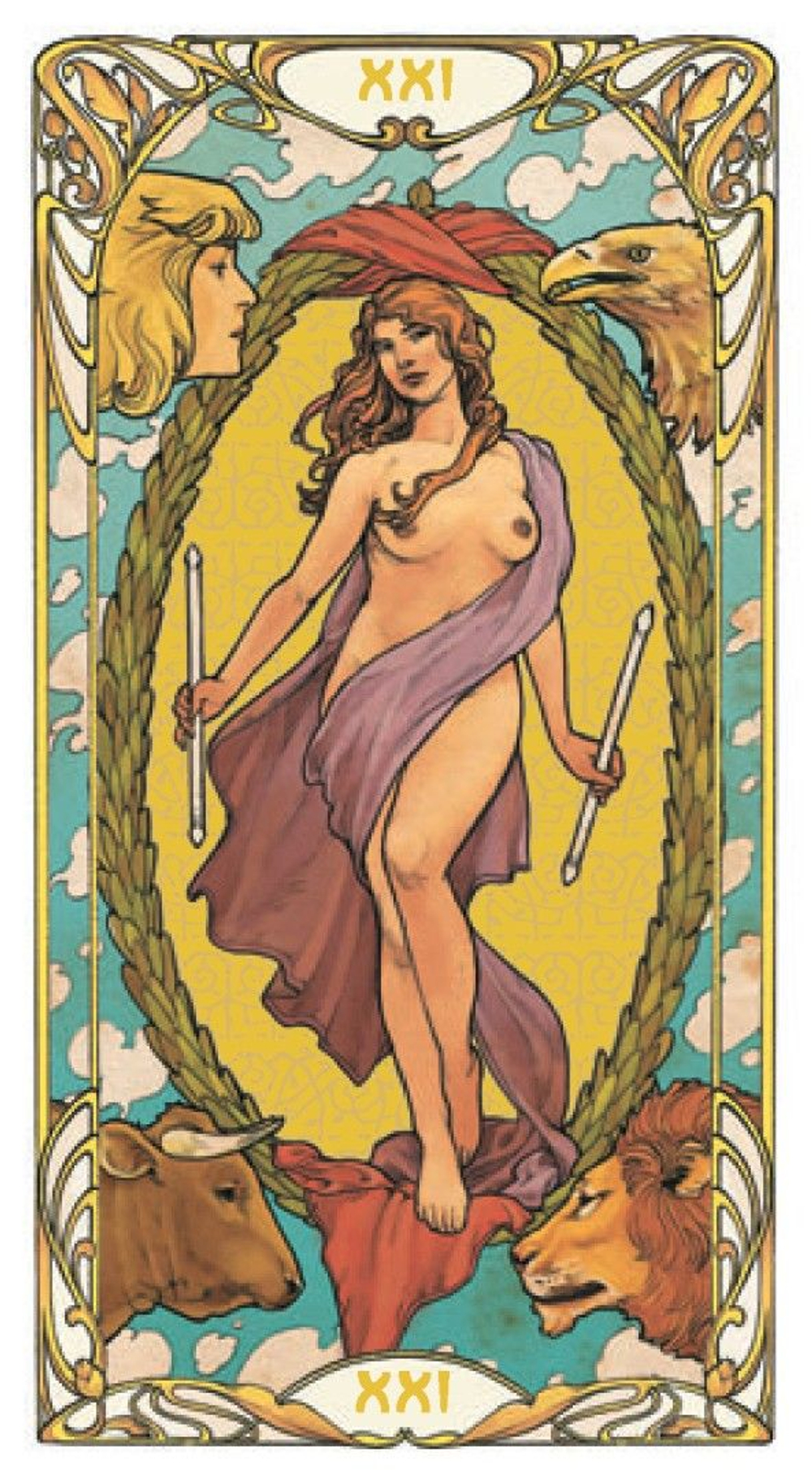 Таро Арт-Нуво Золотое (RUS)