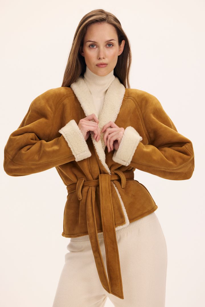 Куртка кожаная зимняя