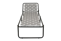 Кровать раскладная Соната жесткая арт.РП-700 (цвет ткани серый рис.тетрис (1 шт. в уп.)