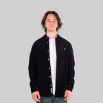  Рубашка мужская Carhartt WIP Madison Fine Cord артикул:I030580_black - купить в магазине Дайс