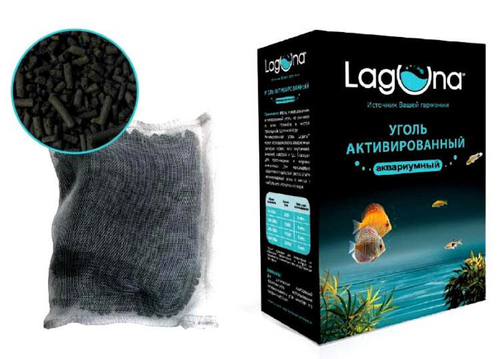 Наполнитель для фильтра Laguna, уголь активированный, 0,5кг