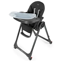 Стульчик для кормления Peg-Perego Prima Pappa Follow Me True Black