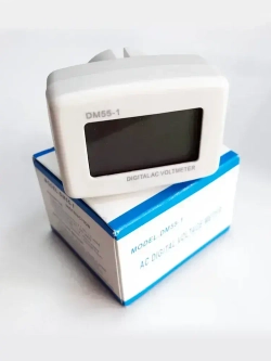 Цифровой вольтметр в розетку-ночник, для бытовой сети 220-230В, DM55-1