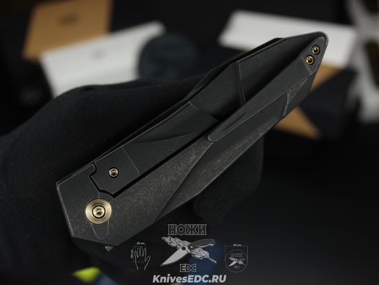 Нож складной WE Knife Solid WE22028-1 сталь клинка CPM-20CV, рукоять титан