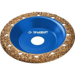 ЗУБР №2 среднее зерно, 125 мм, ВК8, наклонная обдирочно-шлифовальная чашка, Профессионал (33435-2)