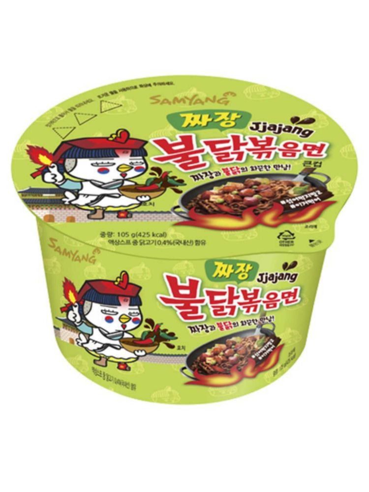Лапша Samyang Jjajang Острая курица 105 г 3 шт