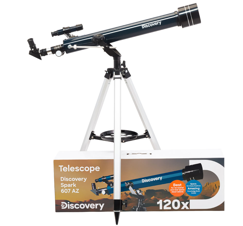 Телескоп Levenhuk Discovery Spark 607 AZ с книгой