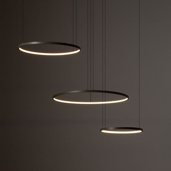 Подвесная люстра Nowodvorski Circolo Led M Silk Oliv E 11398