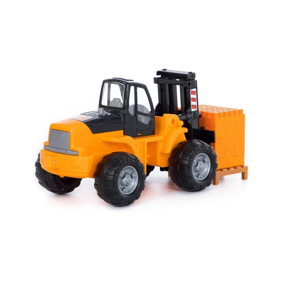 Машина Кран+констр. Супер-Микс 30эл. сетка (Полесье)