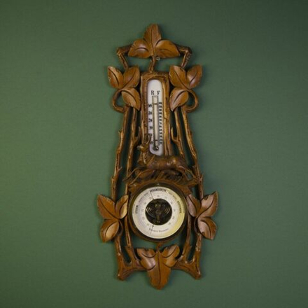 Винтаж: Старинный Барометр с Термометром