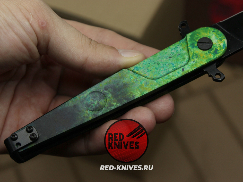 Нож Extrema Ratio BD2 BLK (болотный камуфляж V.1) эксклюзив RED-Knives RK-529