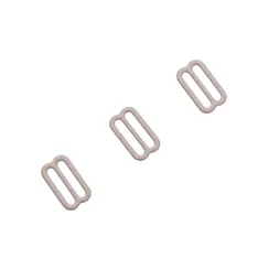 Регулятор для бретели серебристый пион 15 мм