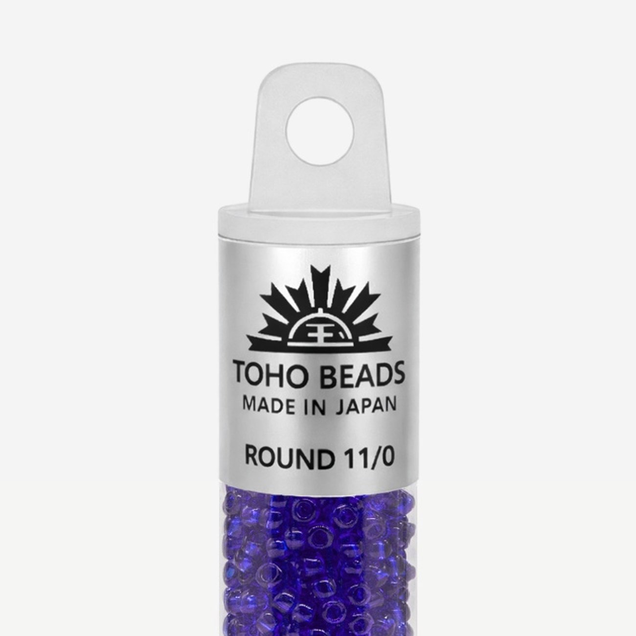 Японский бисер TOHO Round 11/0 (№8), прозрачный