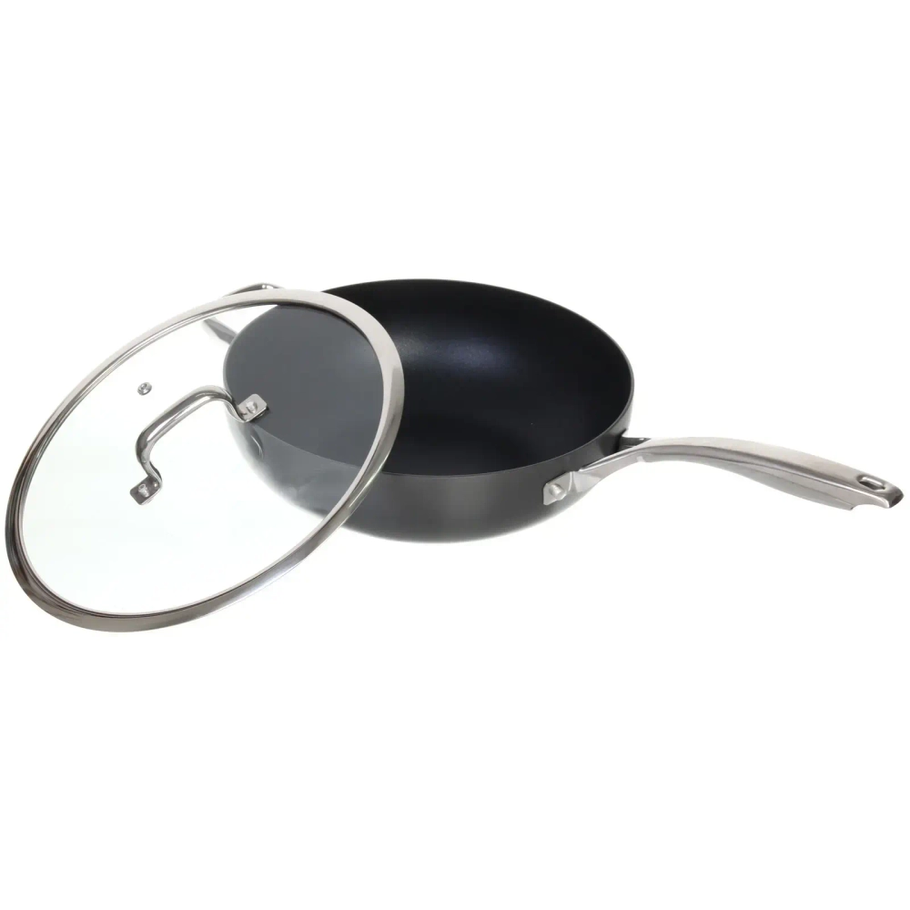 Сковорода «ENERGY» 3,7л, стеклянная крышка, 28*8,5см