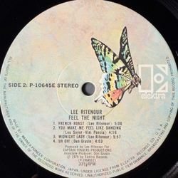 Виниловая пластинка Lee Ritenour ‎– Feel The Night LP