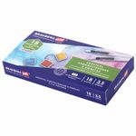 Акварель художественная кюветы НАБОР 18 цветов по 3,5 г, пластиковый кейс, BRAUBERG ART CLASSIC, 191769