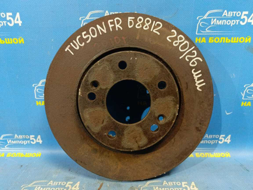 Диск тормозной передний HYUNDAI TUCSON 2009-2013