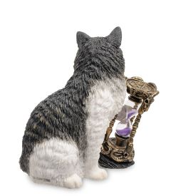 Veronese WS-842 Статуэтка «Кот с песочными часами» (Лиза Паркер)