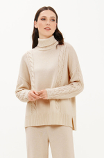 23446 Свитер женский (бежевый)