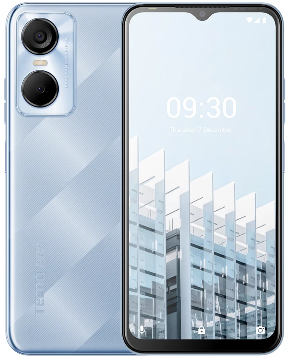 Смартфон TECNO POP 6 Pro (BE8) 2/32GB Peaceful Blue