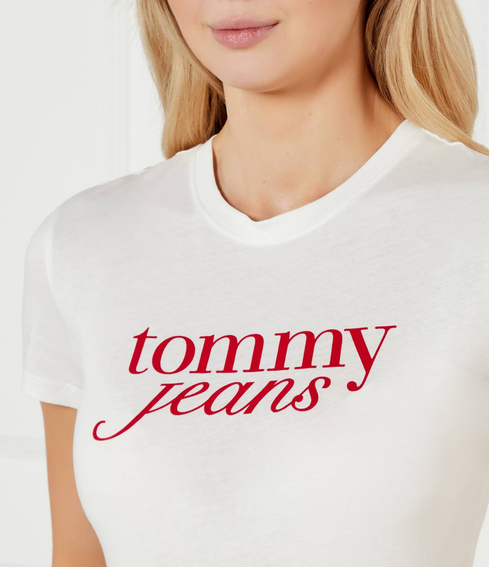 Футболка Tommy Jeans - экрю(DW0DW19447)