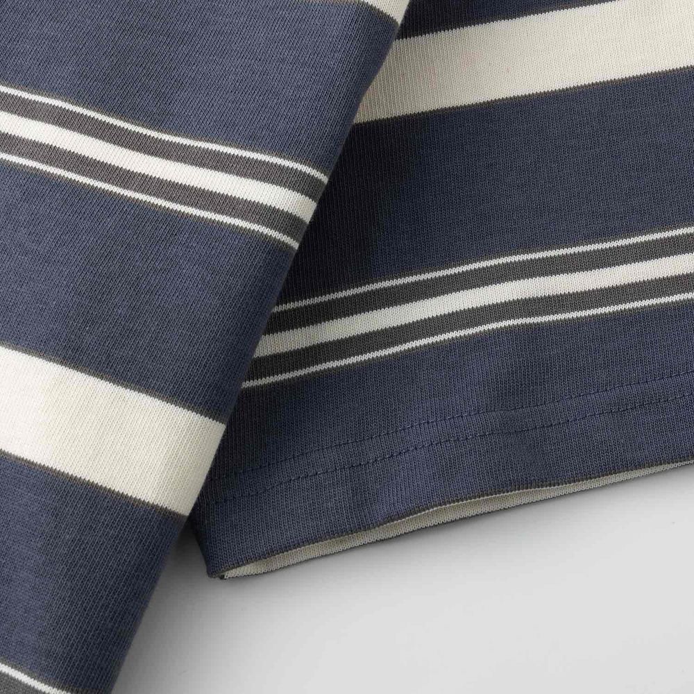 Футболка Ymkashix Nineties серо-синий / бежевый