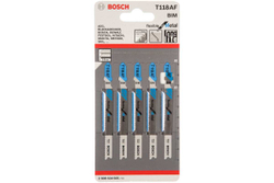 Пилки T118AF для лобзика по металлу 5 шт. (67 мм; BIM) BOSCH 2608634505