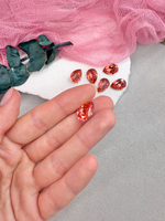 Капля Drop 14*10 мм, Padparadscha