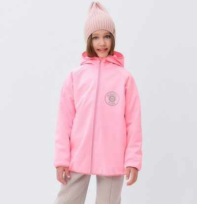 Бомбер (джемпер) с капюшоном для девочки MINAKU, цвет розовый, р. 140 см 9836704