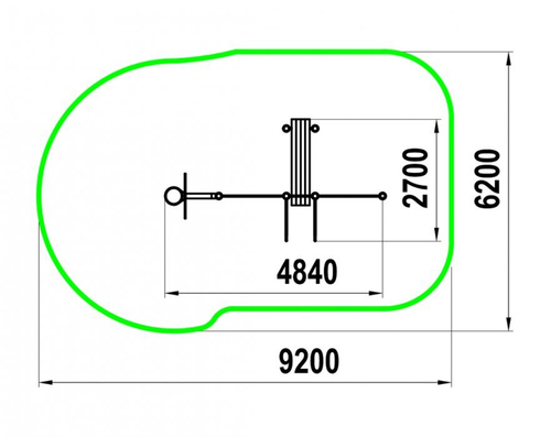 Уличный комплекс для воркаута W-06-005