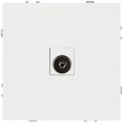 Розетка ЭРА Galaxy 15-3101-01 TV одиночная IP20 белый